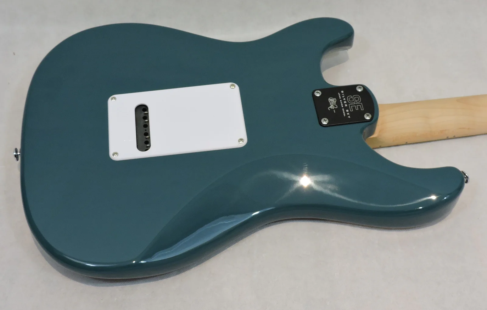 PRS SE Silver Sky Maple Nylon Blue - Image 4