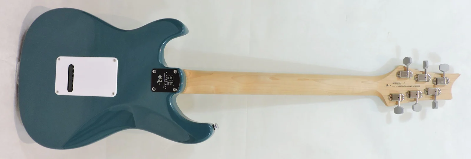 PRS SE Silver Sky Maple Nylon Blue - Image 5